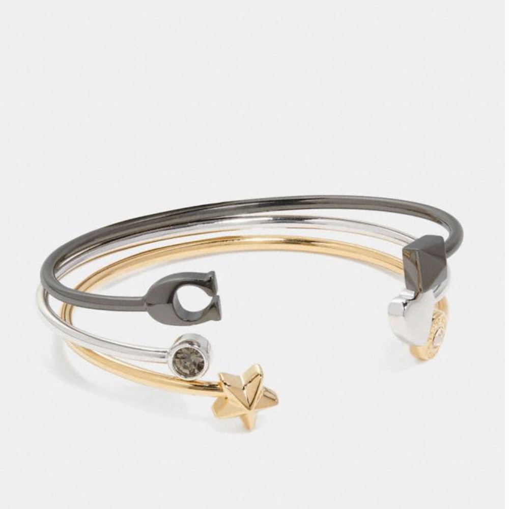 Coach stardust signature bangle set